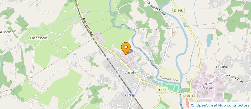 localisation de l'entreprise MONSIEUR BERNARD PLAZANET  VARETZ