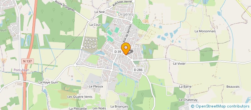 localisation de l'entreprise MONSIEUR BERNARD PLEINFOSSE à NOYAL-CHATILLON-SUR-SEICHE