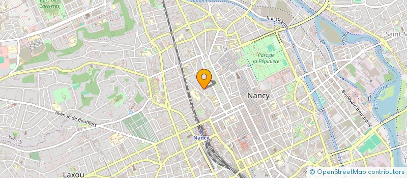 localisation de l'entreprise MONSIEUR BERNARD POIROT  NANCY