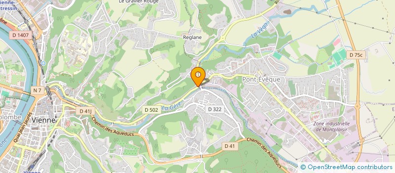 localisation de l'entreprise MONSIEUR BERNARD POITOUX  VIENNE