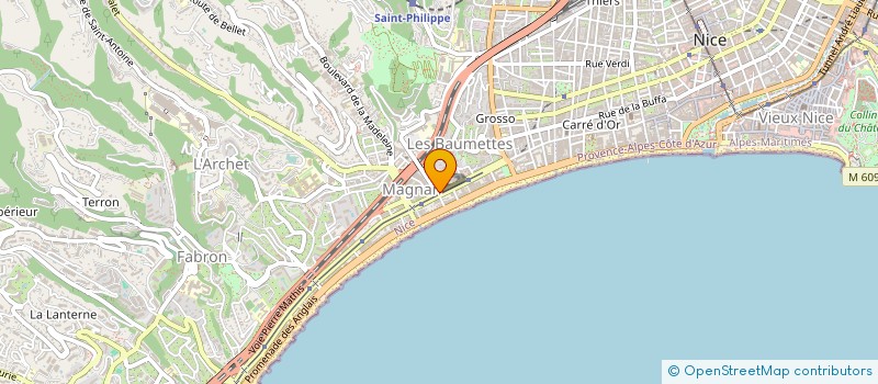 localisation de l'entreprise MONSIEUR BERNARD POLITOUR RAZAVI à NICE