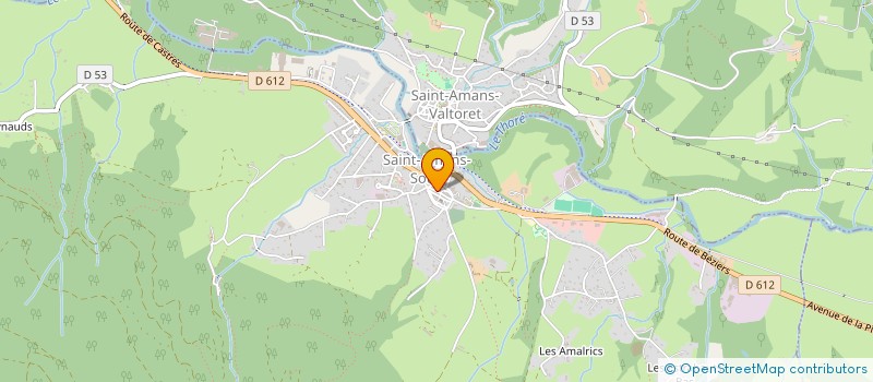 localisation de l'entreprise MONSIEUR BERNARD POLLENTES à SAINT-AMANS-SOULT