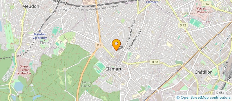 localisation de l'entreprise MONSIEUR BERNARD PONE à CLAMART