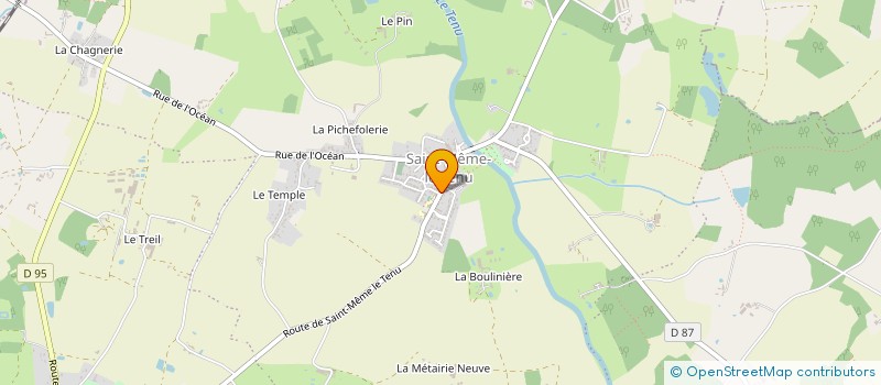 localisation de l'entreprise MONSIEUR BERNARD PONTOIZEAU à MACHECOUL-SAINT-MEME