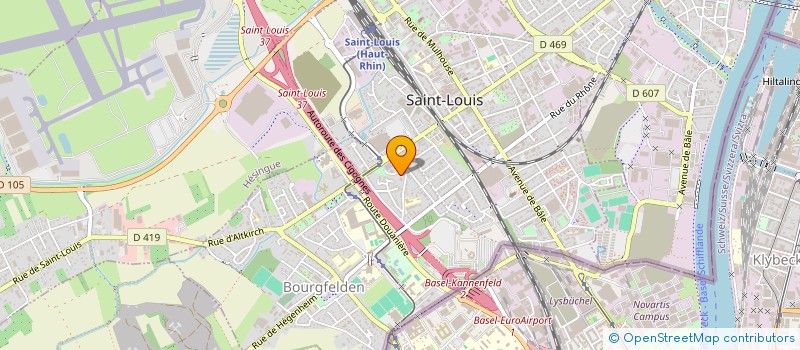 localisation de l'entreprise MONSIEUR BERNARD POOR  SAINT-LOUIS