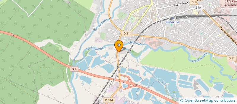 localisation de l'entreprise MONSIEUR BERNARD POPARD  LUNEVILLE