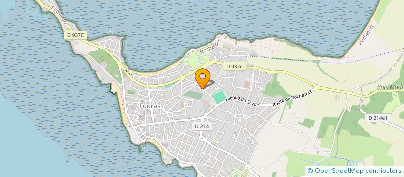 localisation de l'entreprise MONSIEUR BERNARD PORCHE  FOURAS