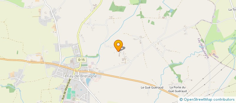localisation de l'entreprise MONSIEUR BERNARD POTIRON  FAY-DE-BRETAGNE