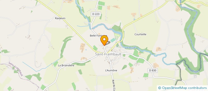 localisation de l'entreprise MONSIEUR BERNARD POTTIER à SAINT-FRAIMBAULT