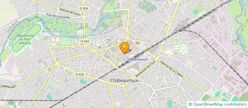 localisation de l'entreprise MONSIEUR BERNARD POULAIN à CHATEAUROUX