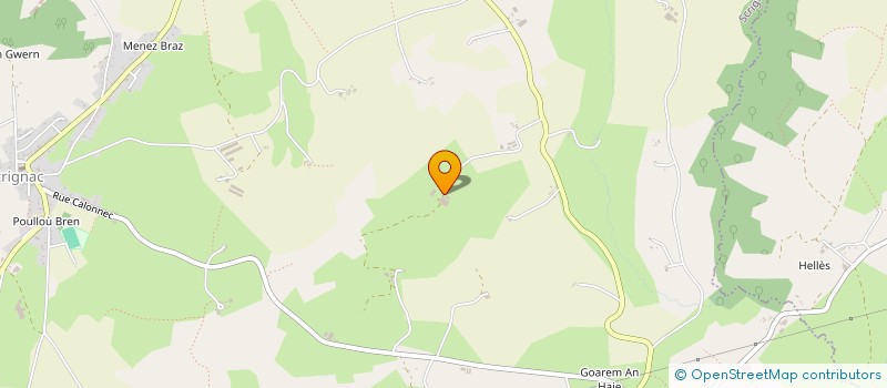 localisation de l'entreprise MONSIEUR BERNARD POUPY  SCRIGNAC