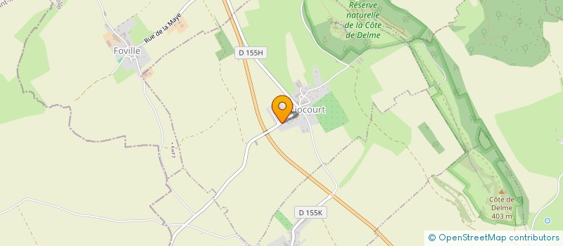 localisation de l'entreprise MONSIEUR BERNARD POYE  LIOCOURT