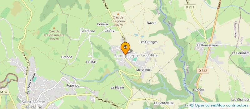 localisation de l'entreprise MONSIEUR BERNARD PRAT à SAINT-JOSEPH