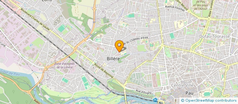 localisation de l'entreprise MONSIEUR BERNARD PRAT  BILLERE