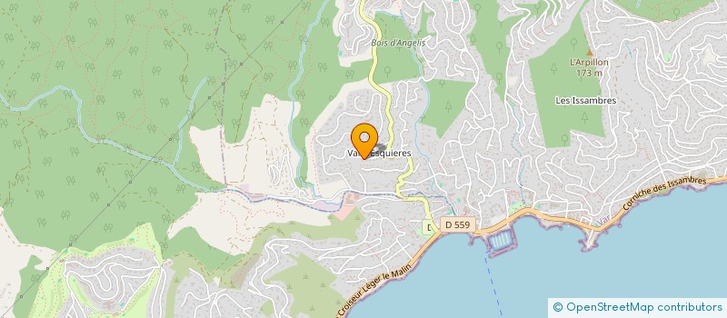 localisation de l'entreprise MONSIEUR BERNARD PREAU  ROQUEBRUNE-SUR-ARGENS