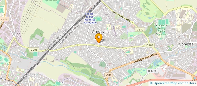 localisation de l'entreprise MONSIEUR BERNARD PRESTAUX  ARNOUVILLE