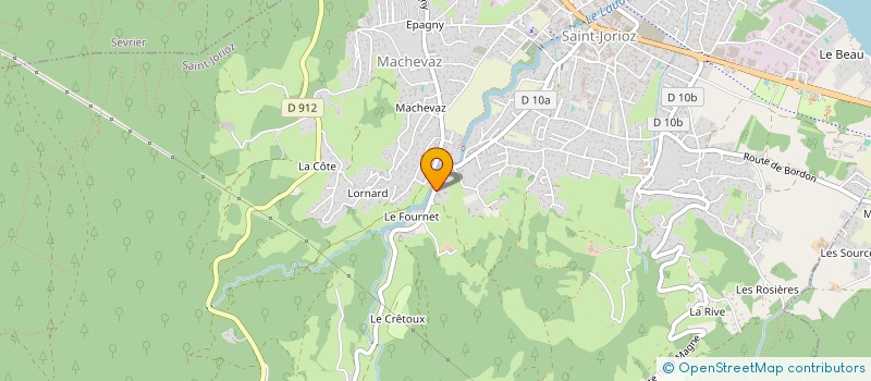 localisation de l'entreprise MONSIEUR BERNARD PREVOST  SAINT-JORIOZ