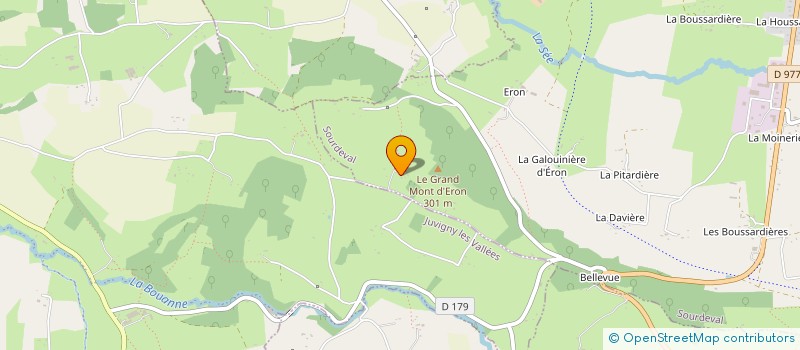 localisation de l'entreprise MONSIEUR BERNARD PRINGAULT  SOURDEVAL