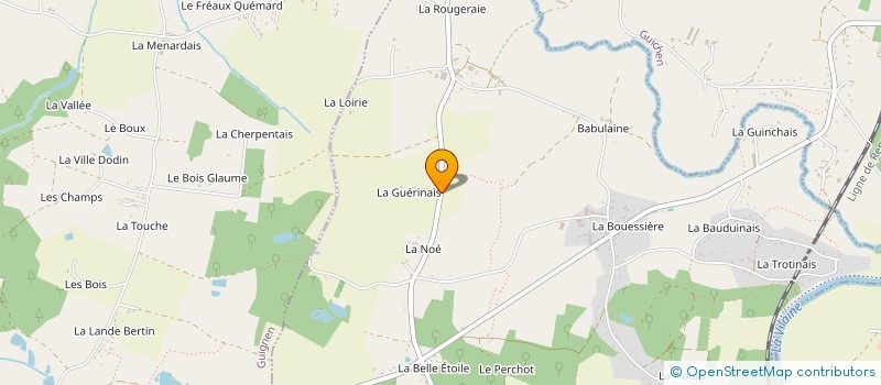 localisation de l'entreprise MONSIEUR BERNARD PROUDY à SAINT-SENOUX