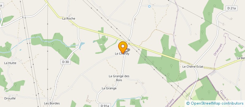 localisation de l'entreprise MONSIEUR BERNARD PRUNGET à ORSENNES