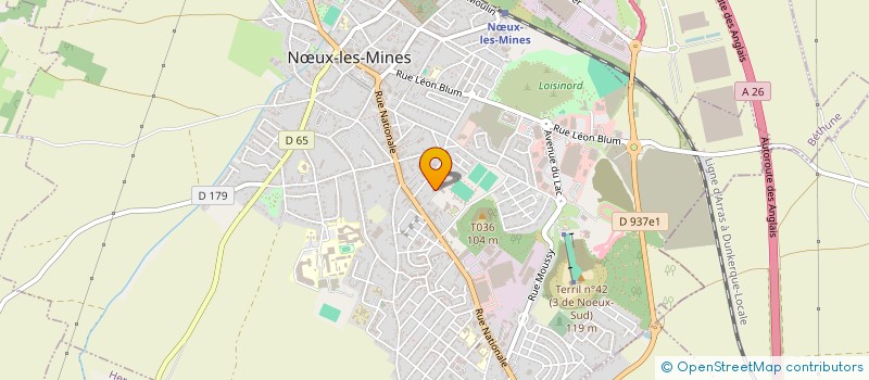 localisation de l'entreprise MONSIEUR BERNARD PRUVOST  NUX-LES-MINES