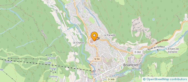 localisation de l'entreprise MONSIEUR BERNARD PUGNET  BRIANCON