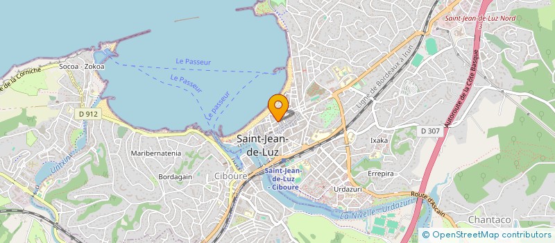 localisation de l'entreprise MONSIEUR BERNARD PUJOL à SAINT-JEAN-DE-LUZ