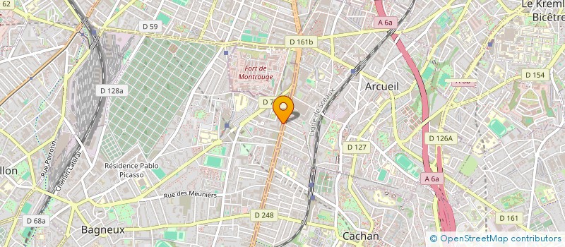 localisation de l'entreprise MONSIEUR BERNARD PYTEL à BAGNEUX