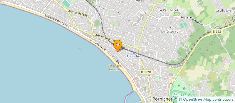 localisation de l'entreprise MONSIEUR BERNARD QUELVEN  PORNICHET