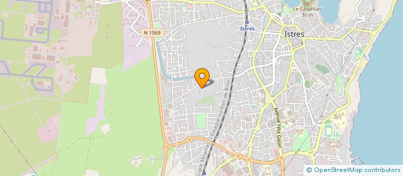 localisation de l'entreprise MONSIEUR BERNARD QUENAULT  ISTRES