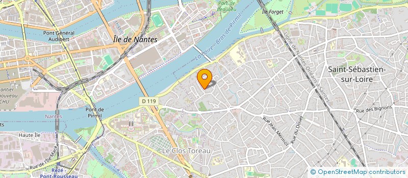 localisation de l'entreprise MONSIEUR BERNARD QUENEHERVE  SAINT-SEBASTIEN-SUR-LOIRE