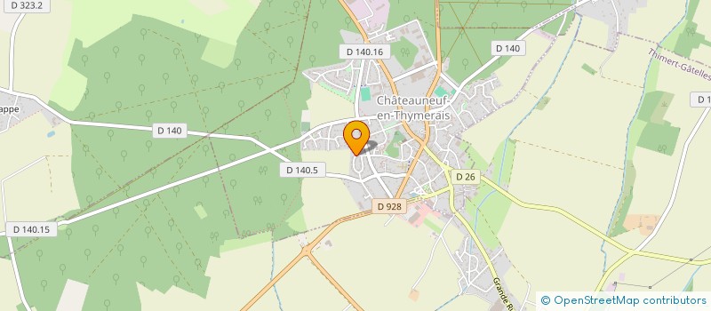 localisation de l'entreprise MONSIEUR BERNARD QUENTIN à CHATEAUNEUF-EN-THYMERAIS