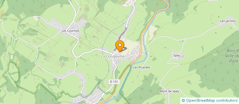 localisation de l'entreprise MONSIEUR BERNARD QUERRY  VILLE DU PONT