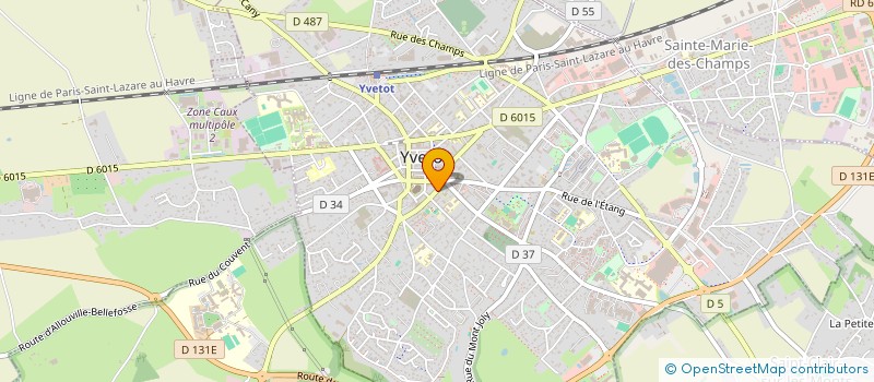 localisation de l'entreprise MONSIEUR BERNARD QUESNEL à YVETOT