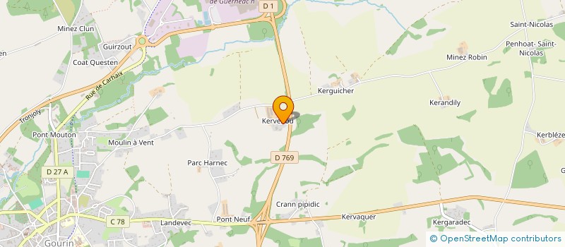 localisation de l'entreprise MONSIEUR BERNARD QUILES  GOURIN