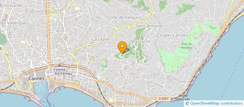 localisation de l'entreprise MONSIEUR BERNARD RADIX à CANNES