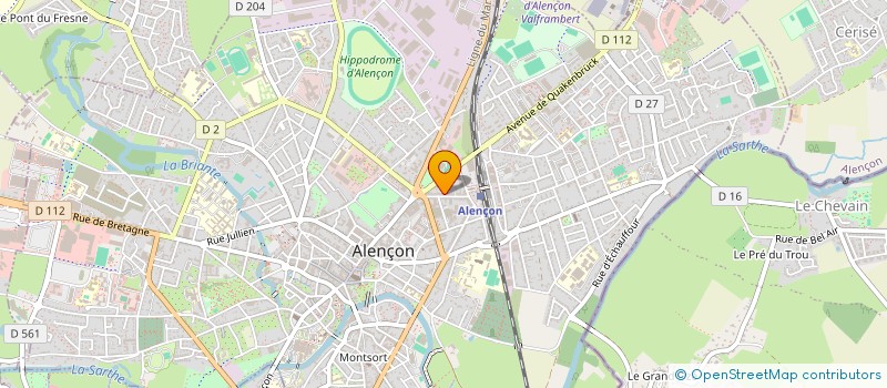 localisation de l'entreprise MONSIEUR BERNARD RAGOT à ALENCON