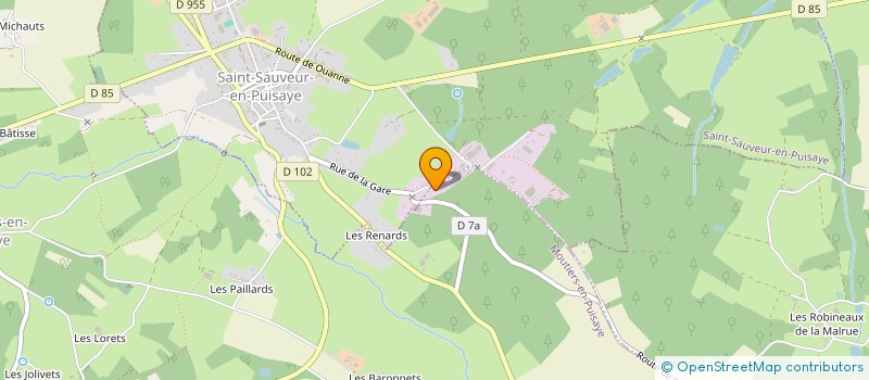 localisation de l'entreprise MONSIEUR BERNARD RAIGNEAU  FONTENOY