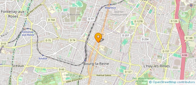 localisation de l'entreprise MONSIEUR BERNARD RAIN à BOURG-LA-REINE