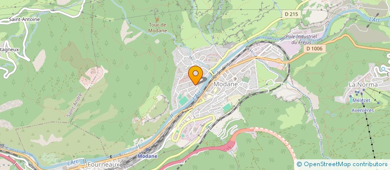 localisation de l'entreprise MONSIEUR BERNARD RAISSIGUIER à MODANE