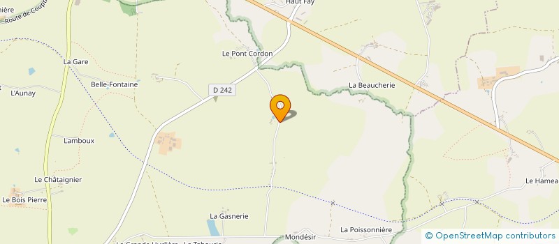 localisation de l'entreprise MONSIEUR BERNARD RALU  SAINT-AIGNAN-DE-COUPTRAIN