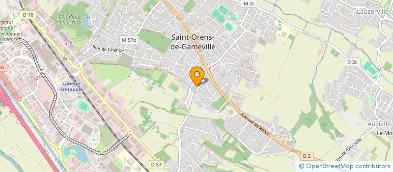 localisation de l'entreprise MONSIEUR BERNARD RAMES à SAINT-ORENS-DE-GAMEVILLE