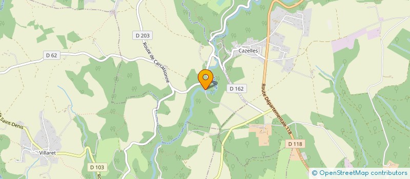 localisation de l'entreprise MONSIEUR BERNARD RAMIERE  FONTIERS-CABARDES