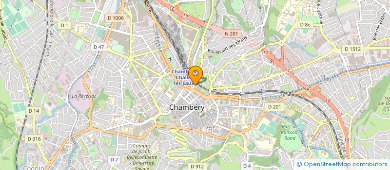 localisation de l'entreprise MONSIEUR BERNARD RAMON à CHAMBERY