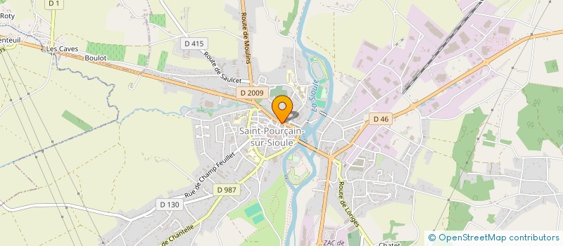 localisation de l'entreprise MONSIEUR BERNARD RANDOIN  SAINT-POURCAIN-SUR-SIOULE