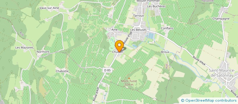 localisation de l'entreprise MONSIEUR BERNARD RATIVET  AZE