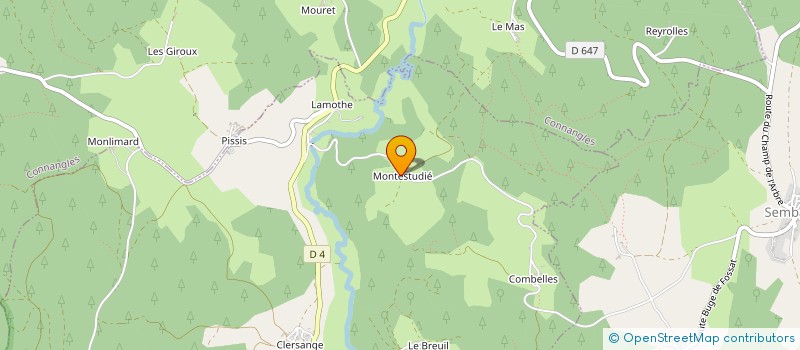 localisation de l'entreprise MONSIEUR BERNARD RAVEL  CISTRIERES