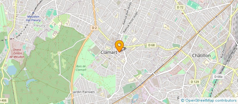 localisation de l'entreprise MONSIEUR BERNARD RAVI à CLAMART