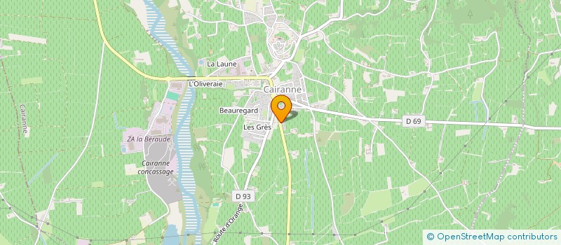 localisation de l'entreprise MONSIEUR BERNARD RAYMOND  CAIRANNE