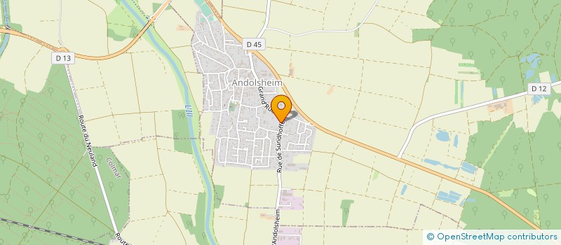 localisation de l'entreprise MONSIEUR BERNARD REBERT  ANDOLSHEIM